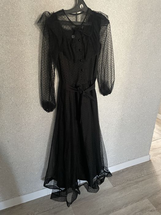 платье на Хеллоуин (Уэнсдей)