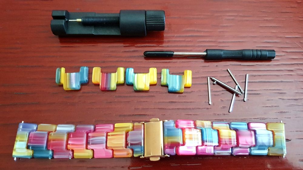 Намаление 30 лв.! Каишка гривна 18 mm съвместима с Garmin