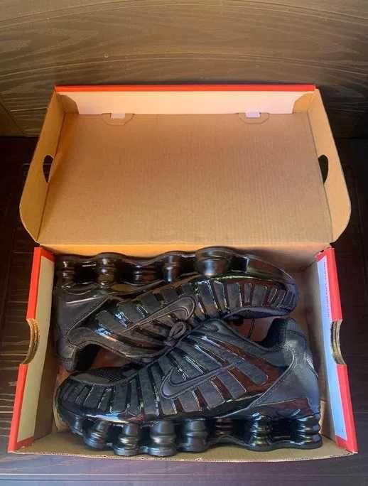Nike Shox TL Triple Black CLASSIC 36 37 38 39 40 41 42 43 44 45 46