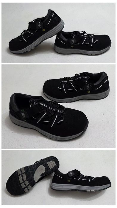 Sandale de muncă noi BAAK ESD 74112 RICO 2 S1P SRC, pantofi cu protecție, bombeu, nr. 39 EU unisex