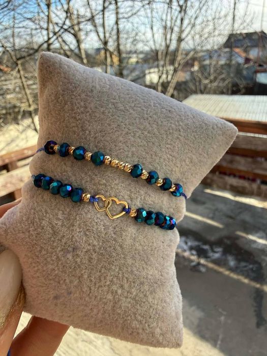 Set 2 brățări cu aur 14k