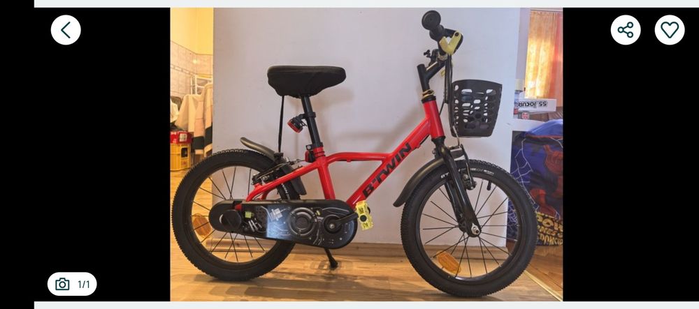 Bicicletă copii 4-8 ani