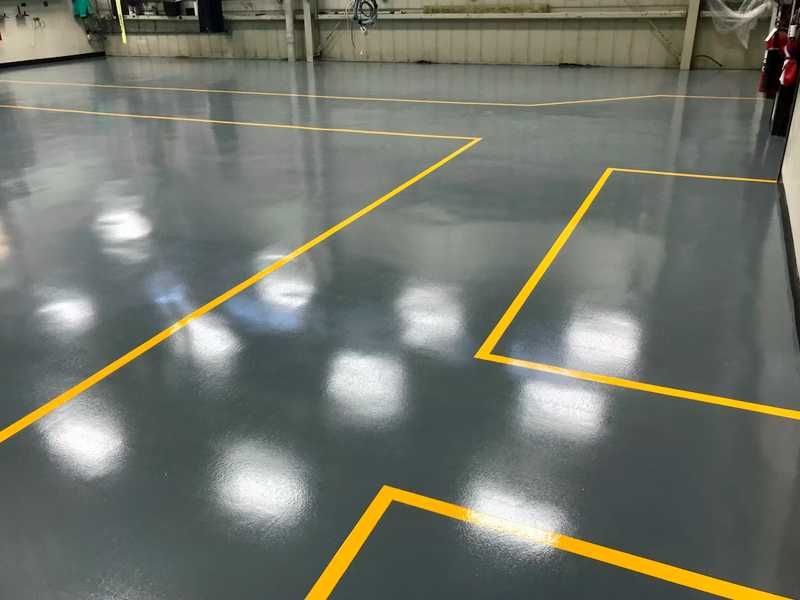 Полимерные наливные промышленные полы, шлифовка бетона