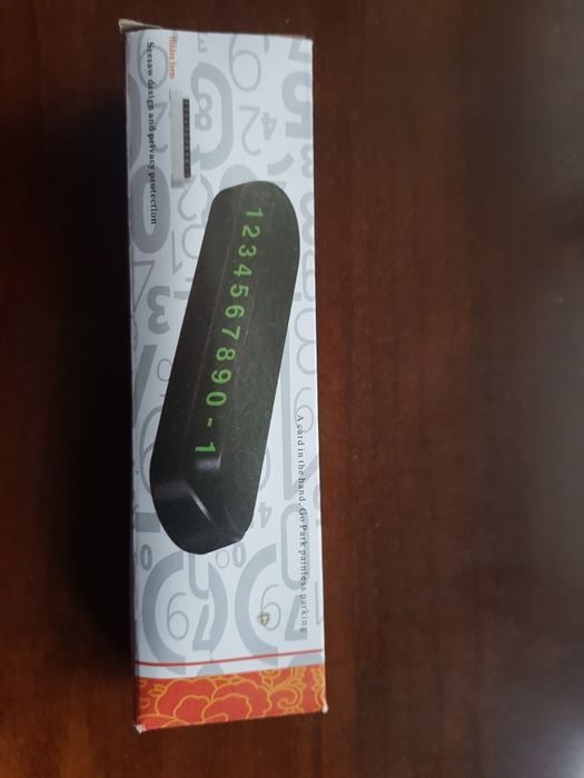 Card suport parcare temporară