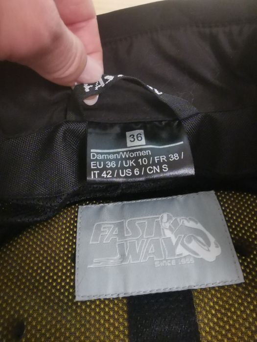 Jeaca Moto S femei + protectie spate