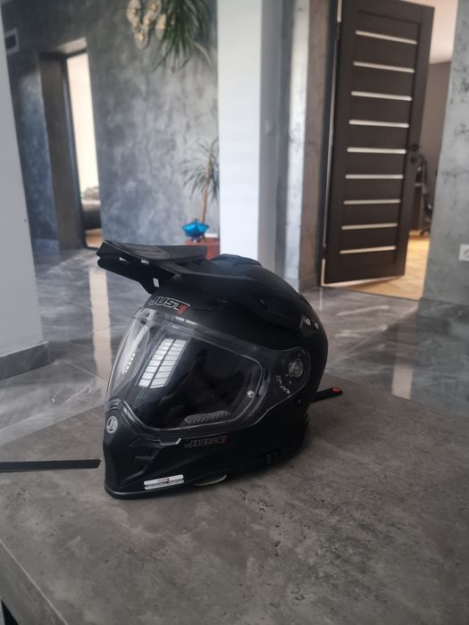 Cască Moto JUST1 J34 Pro Solid Black Matt - Mărimea L - Ca Nouă + Garanție
