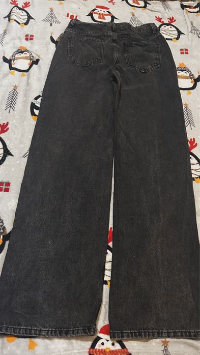 Blugi damă Collection gri antracit wide leg