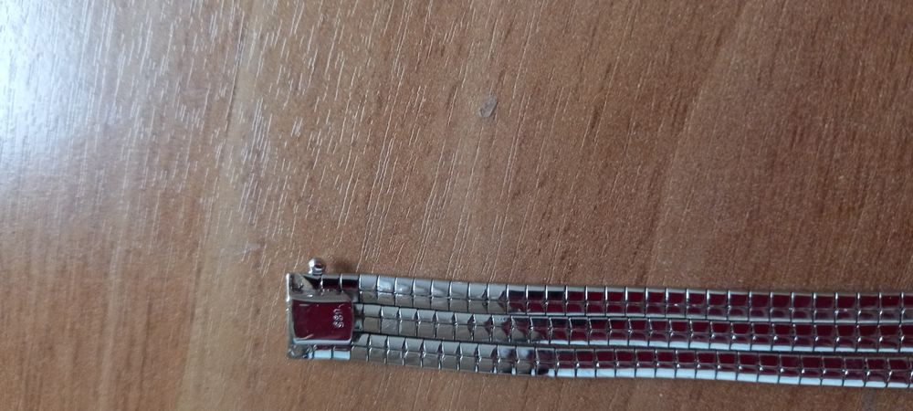 Set argint ,lant cu brățară