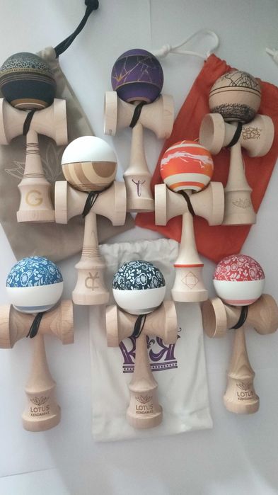 Kendama Lotus Ryoga Pyro Mars mod Gallagher Mala mod Bloom
