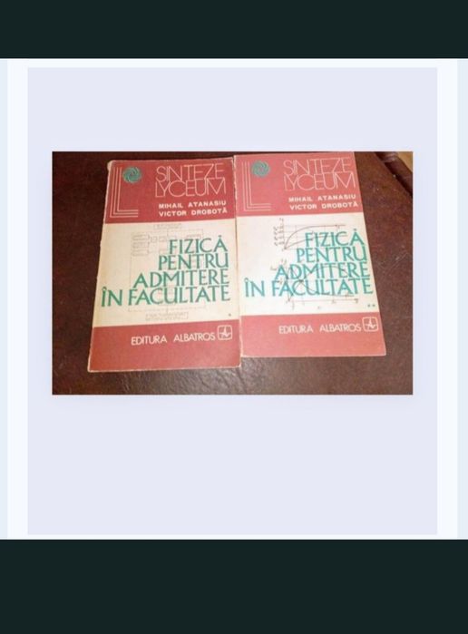 Cărți de fizica pt pregătirea la facultate