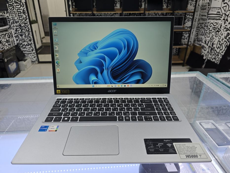 Ноутбук Acer core i5 1135g7 озу 16gb ssd512gb рассрочка Реал Магазин