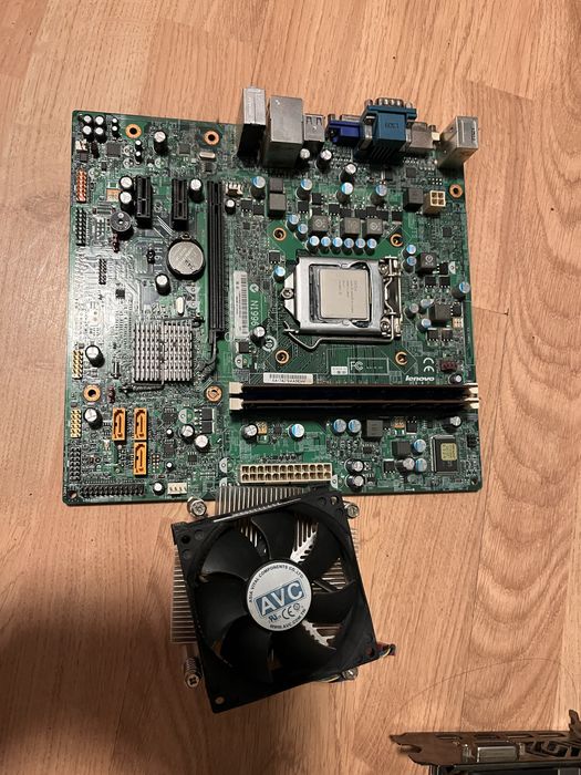 Kit placa de baza procesor + placa video (rx580) + ram