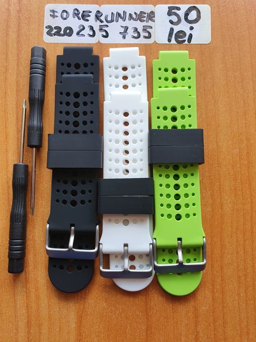 Cerea Garmin Fenix 3,3HR, Forerunners 735XT, încărcătoare, inele, etc