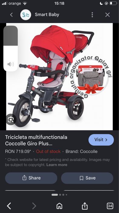 Tricicleta coccolle
