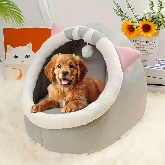 Голяма Къща - легло за котки, размер L, до 8 кг домашни любимци кучета