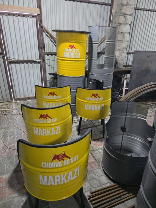 Стол стул из бочки , мебель из бочки , лофт дизайн , арт дизайн