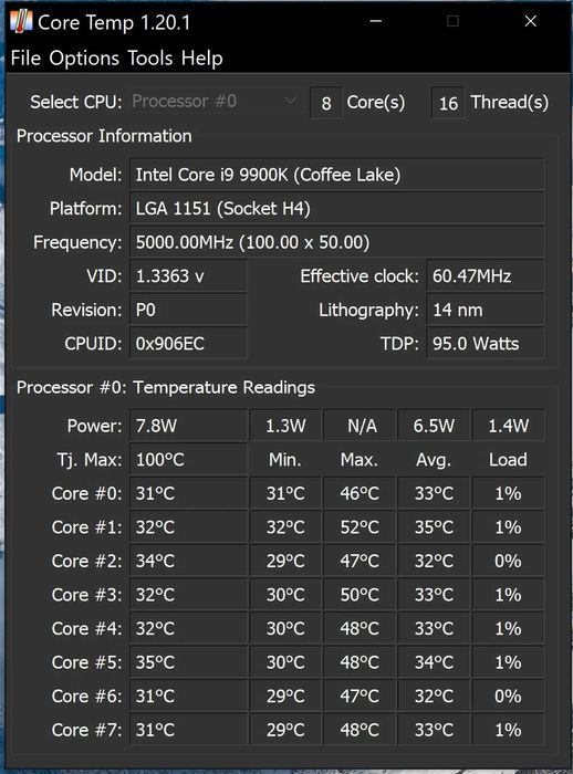 Процесор Intel - Core i9-9900K, 8-cores, 5.00GHz LGA 1151