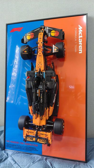 LEGO Formula 1 постер, модель в рамке McLaren LEGO TECHNIC
