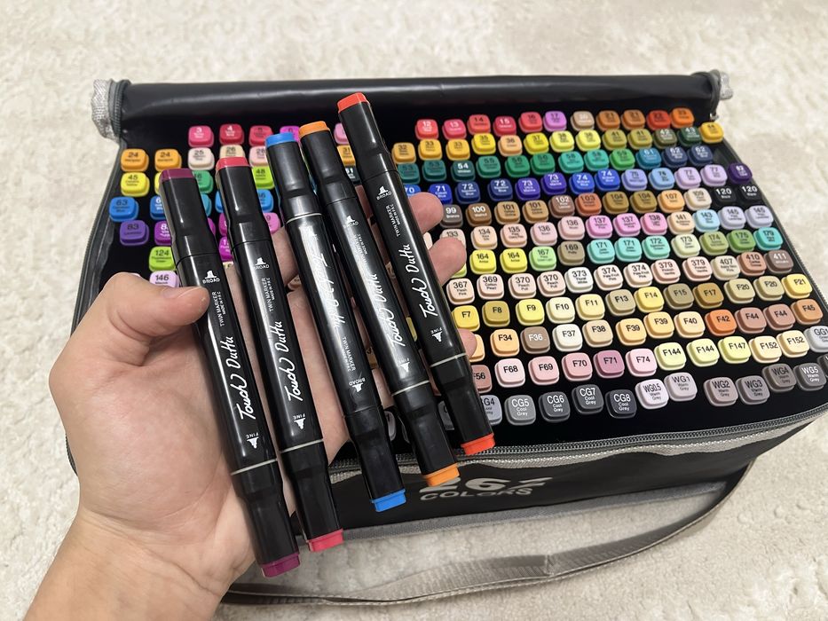 Новые Фломастеры 262 Цвета Touch