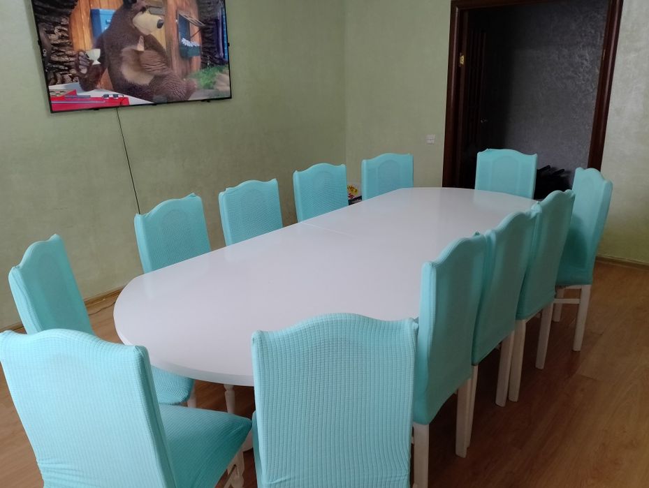 Стол и стулья 12шт