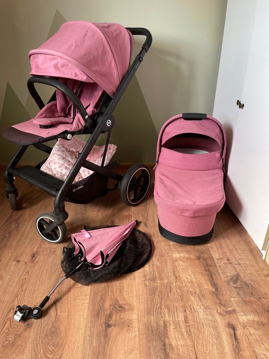 Cybex Balios S Magnolia Pink 2 в 1 + аксесоари