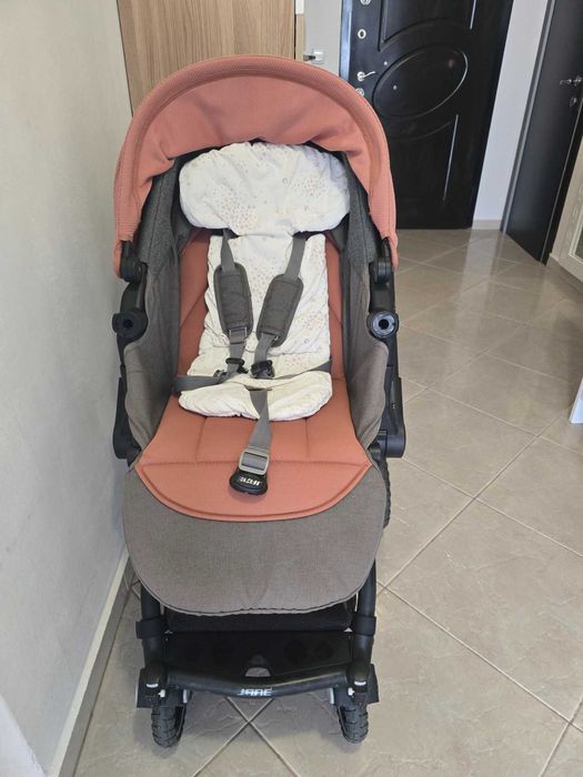 Бебешка количка Jane Kendo  (2в1, кош за новородено + столче за кола)