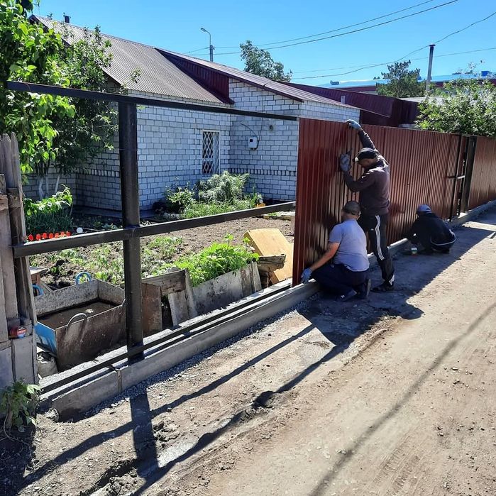 Заборы из профлиста