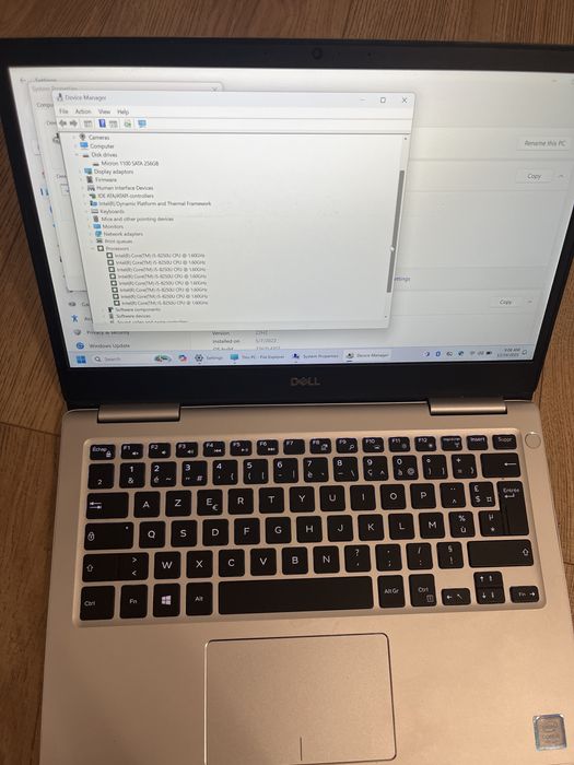 Laptop Dell Inspirion i5 Gen 8 / 8GB RAM/ SSD 256 GB