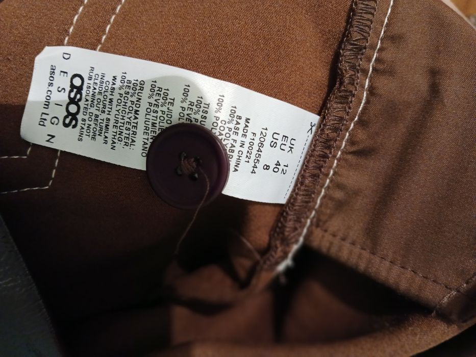 Pantaloni ecopiele ASOS