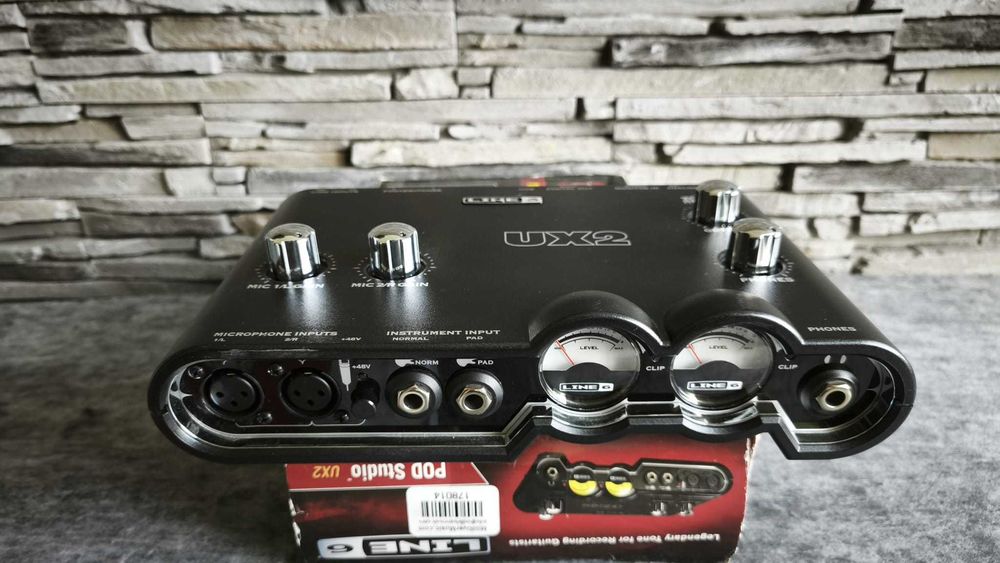 Interfață audio chitară USB Line 6 POD Studio UX2 placă sunet – în cutie - Garantie 1 AN!