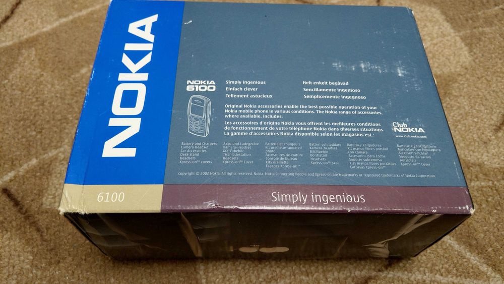 Nokia 6610 made in Finland ca nou fullbox