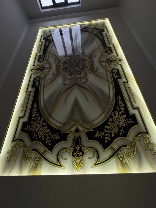 Натяжные потолки и 3D фотообои от производителя. 50.000сум