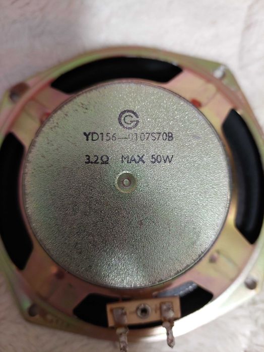 TEAC SPEAKERS Type YD156-0107S70B 3.2 OHM 50 WATT  23NN20 camping