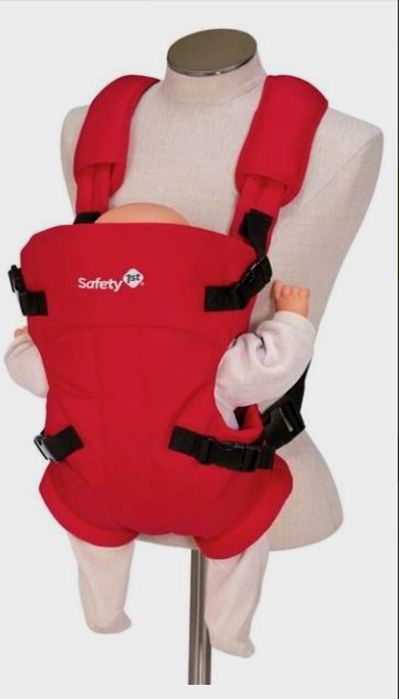 Marsupiu nou, port - bebe, ham Safety 1st Youmi Red, Rosu 3,5 - 9 Kg.