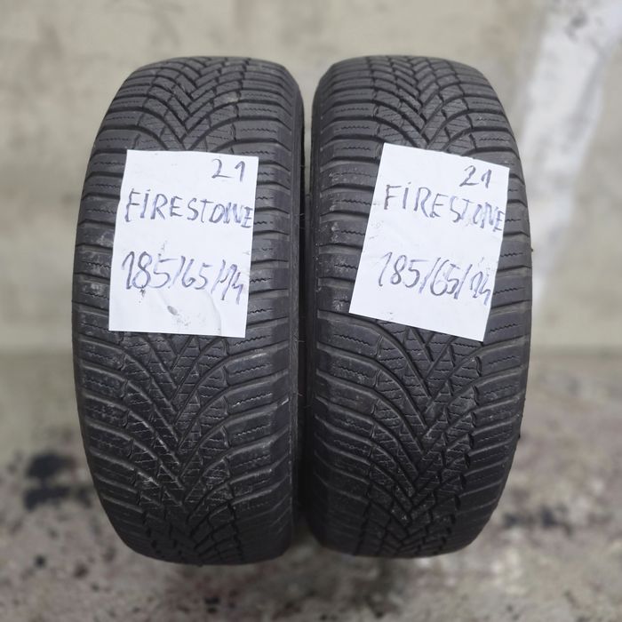 2×185/65/14 M+S FIRESTONE 2021.Stare excelent