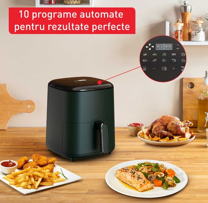 Sigilat- Friteuza aer cald Tefal Easy Fry Max EY245310,  5L, 1500w