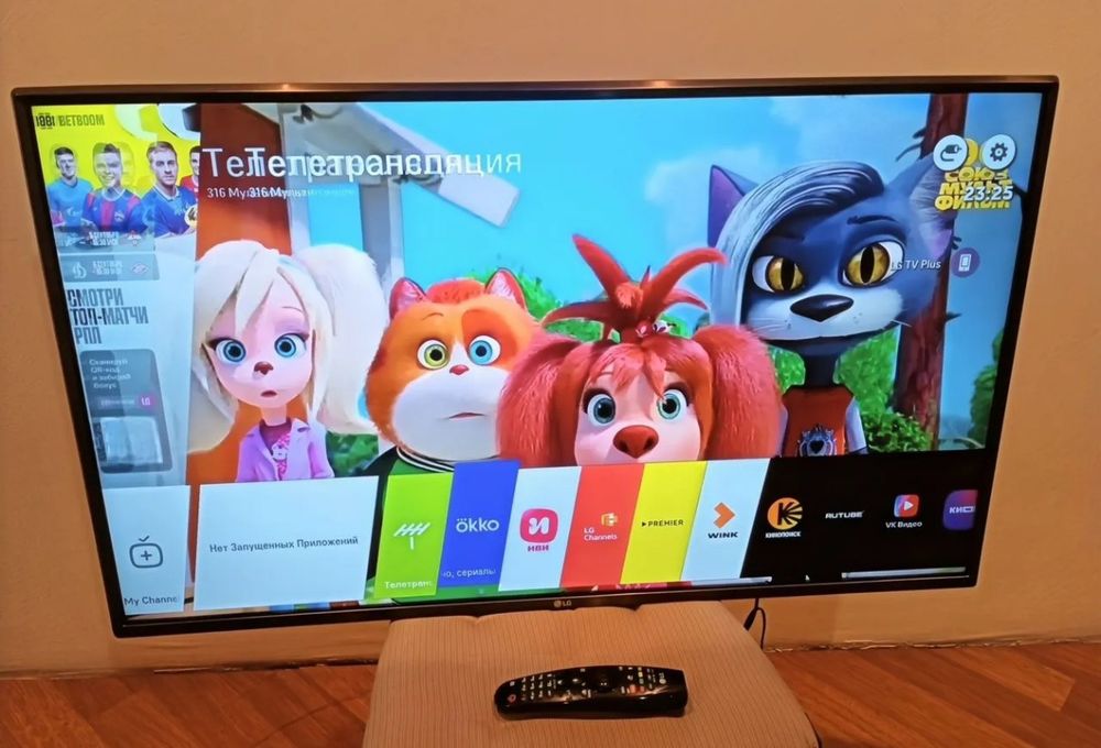 LG 110 см smart tv телевизор