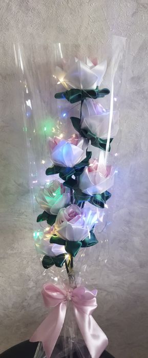 Букеты из роз ручной работы