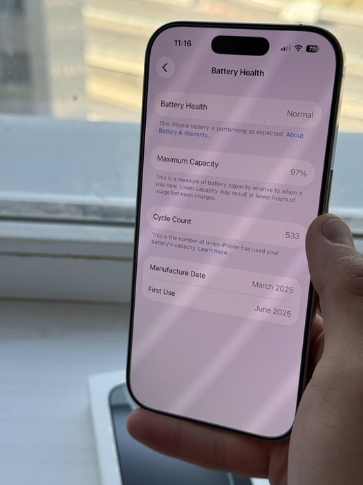 iPhone 16 Pro 97% 256 GB