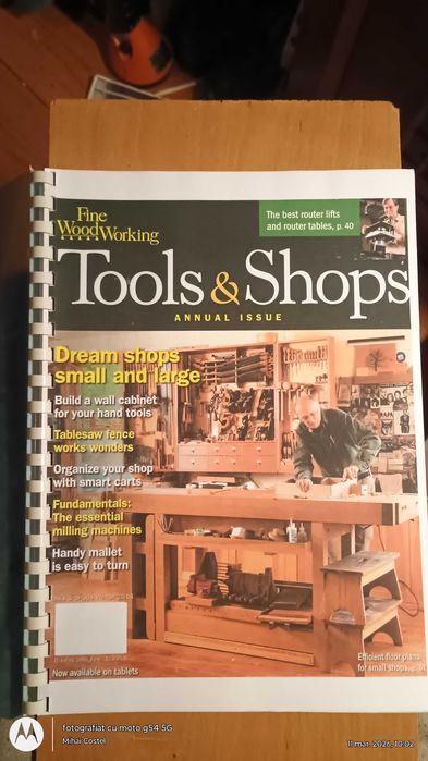 Reviste despre organizarea unui atelier pentru prelucrarea lemnului