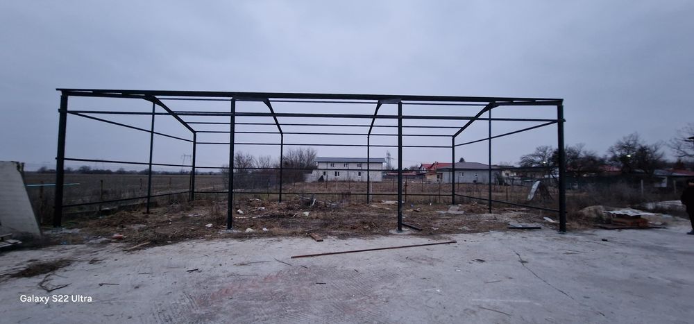 Structuri si hale metalice,  stalpi din ipe sau țeavă