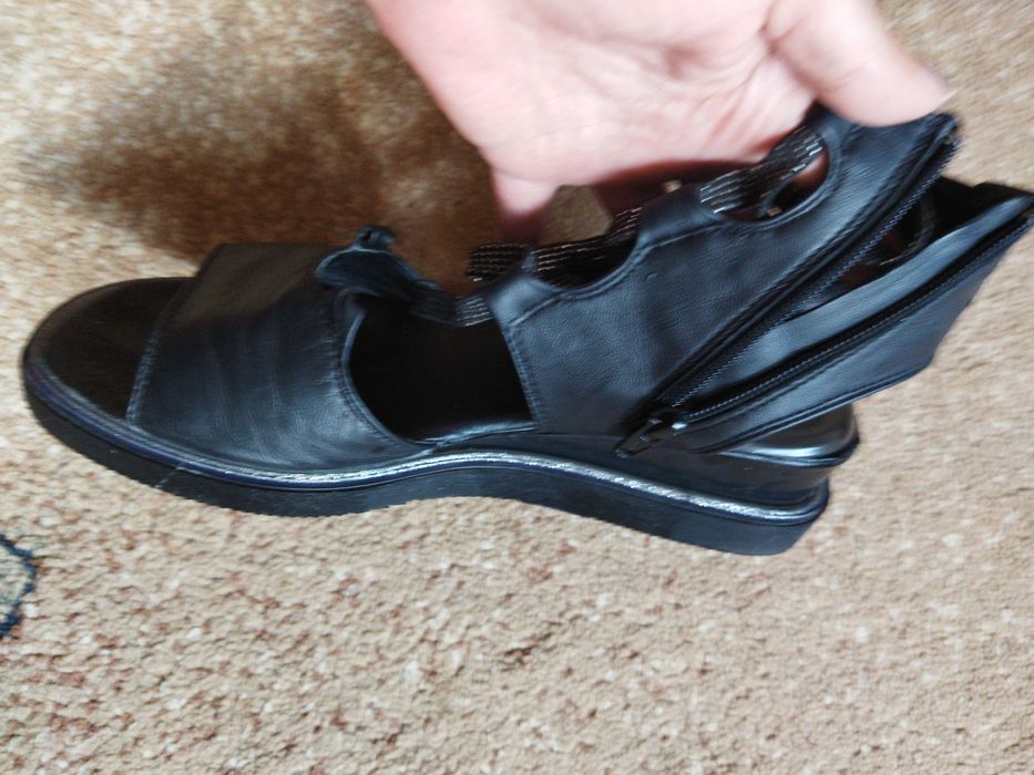 Дамски сандали естествена кожа 38