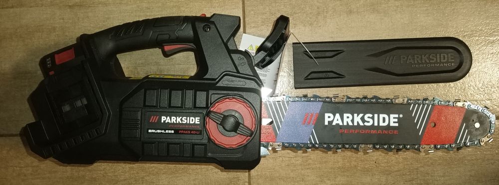 Parkside drujba cu o mana electrica 40V ferastrau lant cu bateri 20V