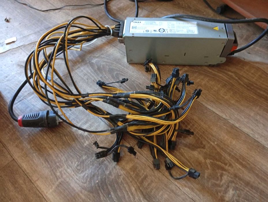 2700W DELL Сървърно Захранване 12V 220A за МАЙНИНГ РИГ / GPU / ASIC