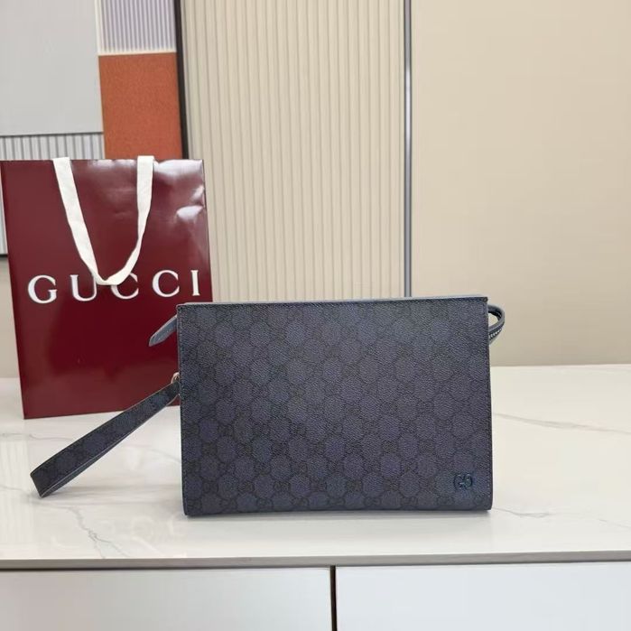 Чанта Gucci Grey Trim Pouch