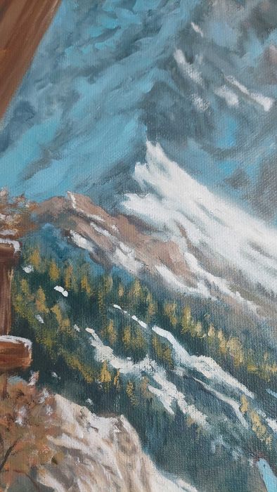 Картина масло, интерьерная