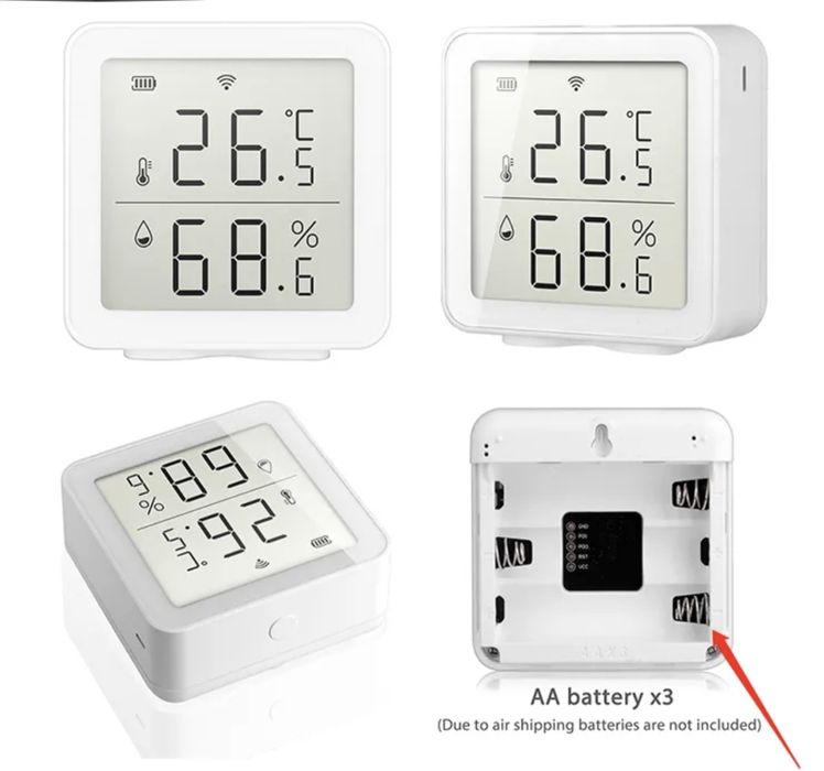 Termometru si hidrometru digital - conectare wifi si acces internet