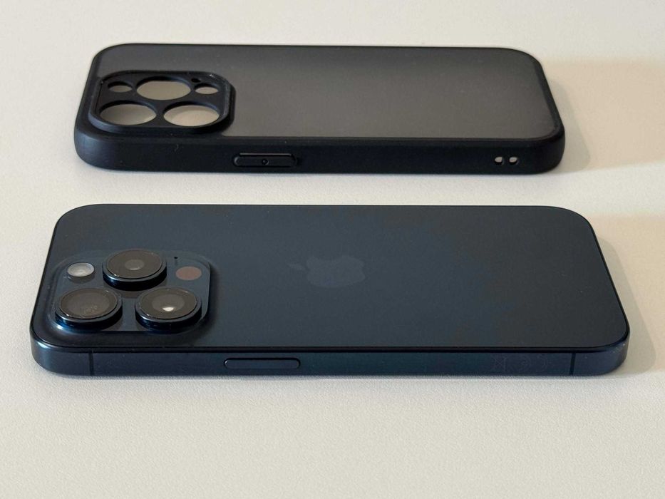 Бартер! iPhone 15 Pro 256GB Blue Titanium (Син) 89% Батерия.