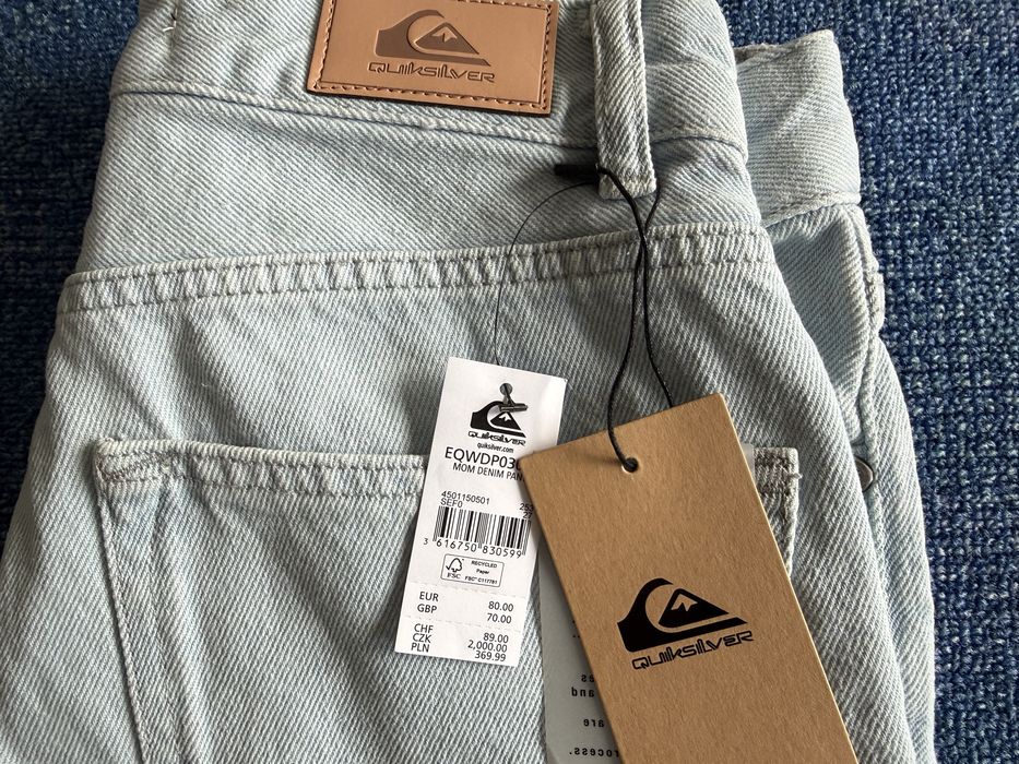 Lee Loose Mom Jeans / Quiksilver Mom Denim Pant ОРИГИНАЛНИ дамски дънки - 27