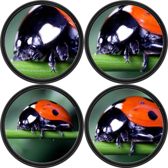 Комплект 4 макро лещи Rise(UK) +1 +2 +4 +10 за 52mm 55mm 58mm 67mm